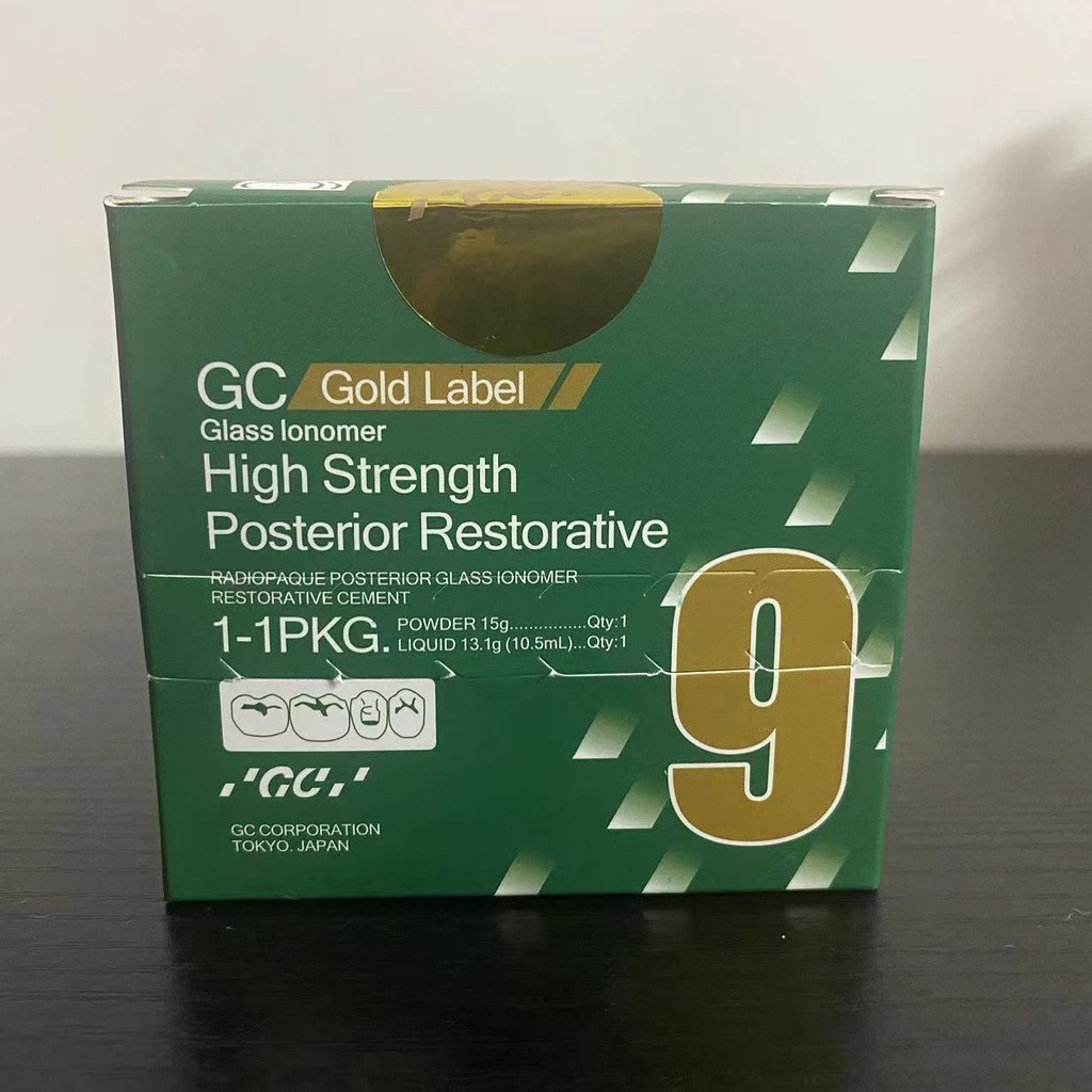 Dental GC Fuji 9 Big Gold Label HS Posterior EXTRA (15g แป้ง, ของเหลว 8g) EXPIRY 2027