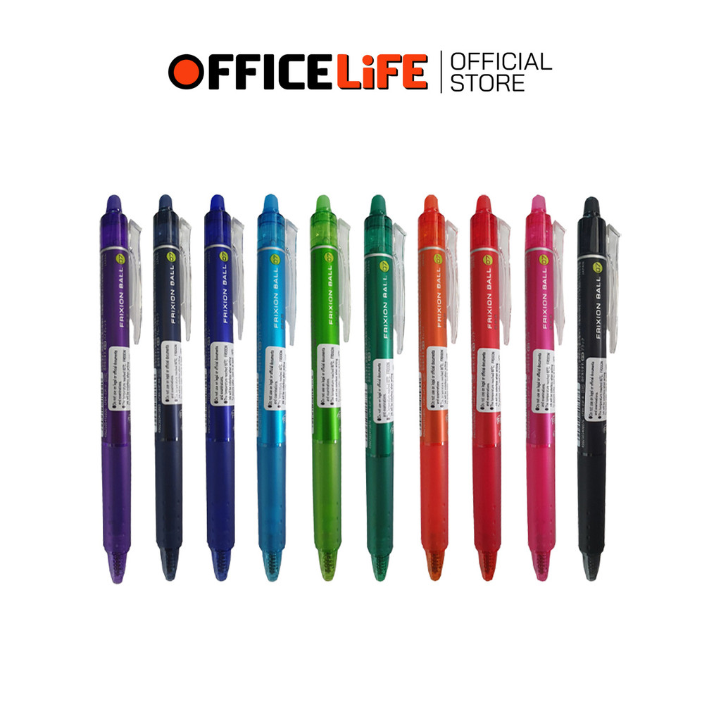 Pilot (ไพล็อท) ปากกาลบได้ ปากกา รุ่น Frixion Ball Knock ขนาดหัว 0.5 / 0.7มม (1 ด้าม) / ไส้ปากกาลบได้ ขายแยก (แพ็ค 3 ไส้) รูปที่ 2