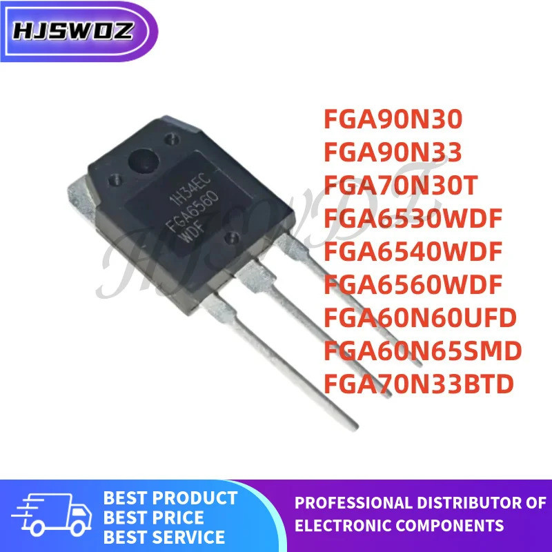 5PCS FGA70N33 FGA60N65 FGA6560WDF FGA60N60 FGA6530WDF FGA6540WDF FGA70N30T FGA90N33 FGA90N30T ทรานซิ