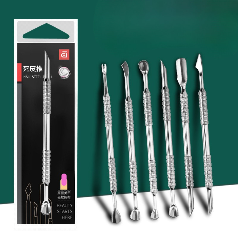 PAIE  ที่ดันหนังสแตนเลส ซองดำ Cuticle Pusher -NT nail