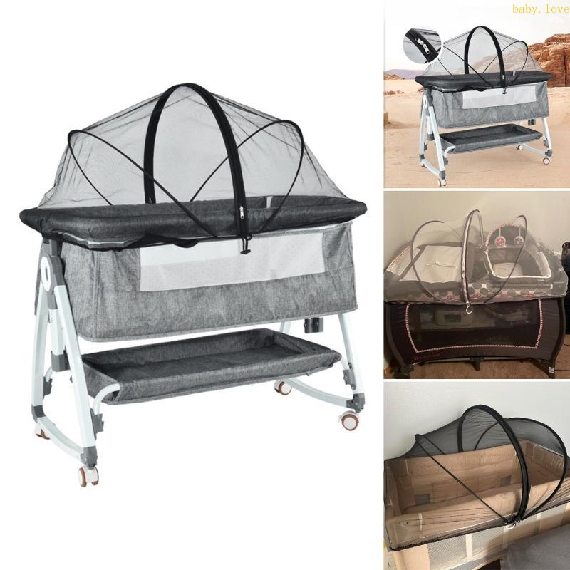 BLove * Baby Bed Canopy Fly Protections Net for Relax Sleep Environments Easy to Fold and Carry Styl