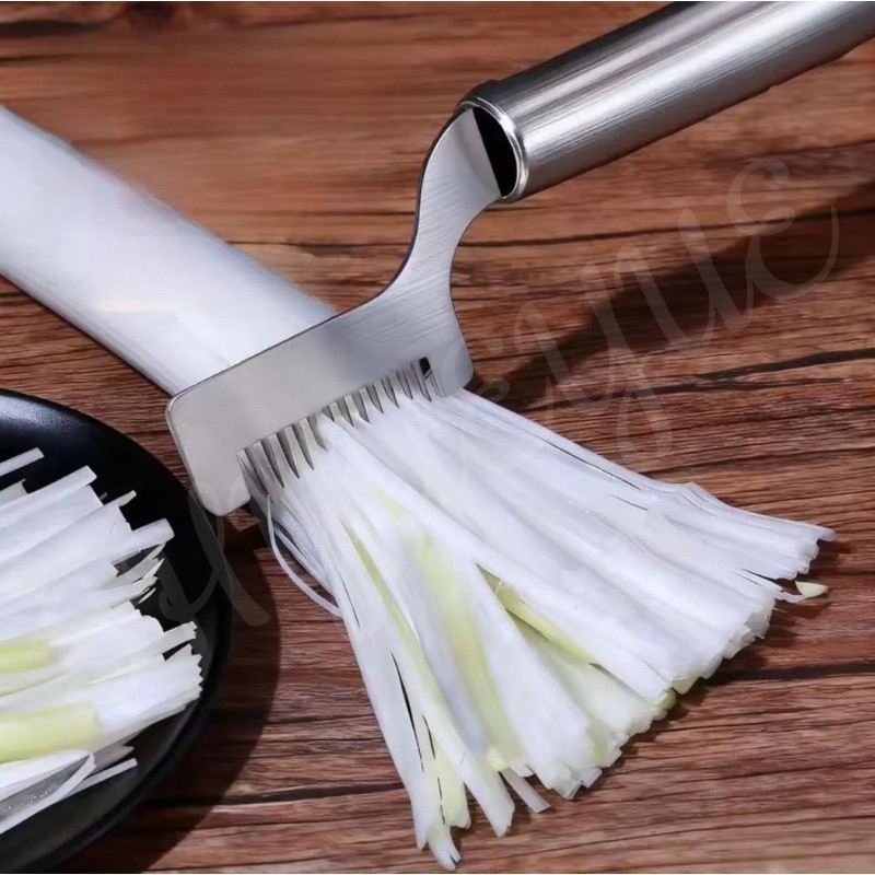 Stainl Steel Onion Chopper เครื่องมือห้องครัวมัลติฟังก์ชั่น ater สําหรับใช้ในบ้านเครื่องตัดผักทําความสะอาดง่ายทนทาน