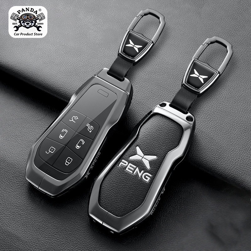 [Panda] เคสกุญแจ xpeng x9 เคสกุญแจ เคสกุญแจรถ เคสป้องกันรอยกุญแจ โลหะผสมสังกะสี เคสกุญแจรถยนต์