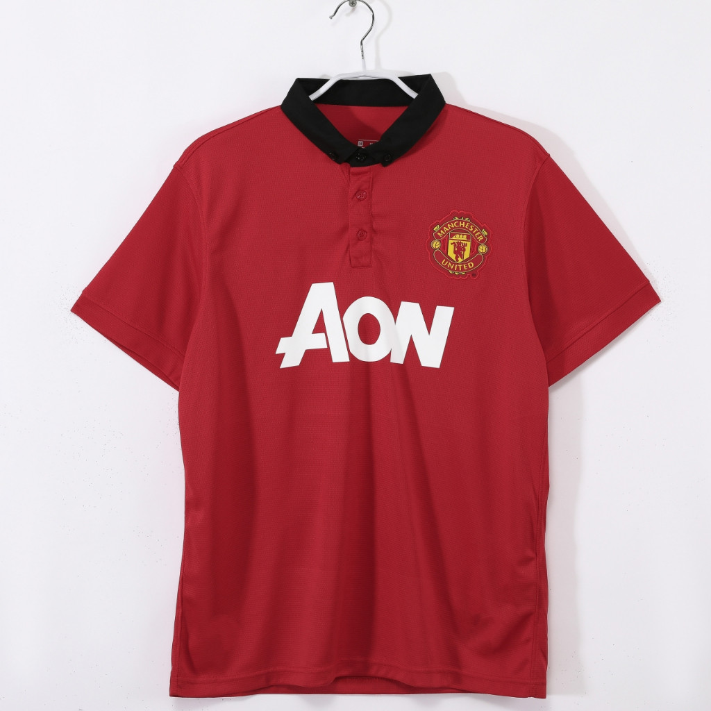 #M-U 13-14 Home Away Retro Soccer Jersey ฟุตบอล #ROONEY #v.PERSIE
