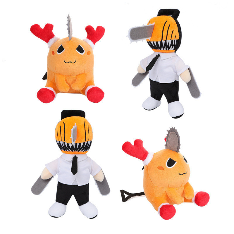 Chainsaw Man Plush Animated Peripheral Chainsaw Man รูป Pochita Plush ของเล่น