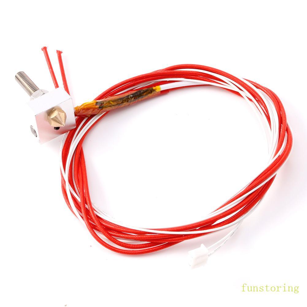 FUN โลหะ Hotend Extrusion HEAD Kit 1 75 มม.12V โลหะ Hotend Extrusion HEAD Kit เหมาะสําหรับ Prusa i3 
