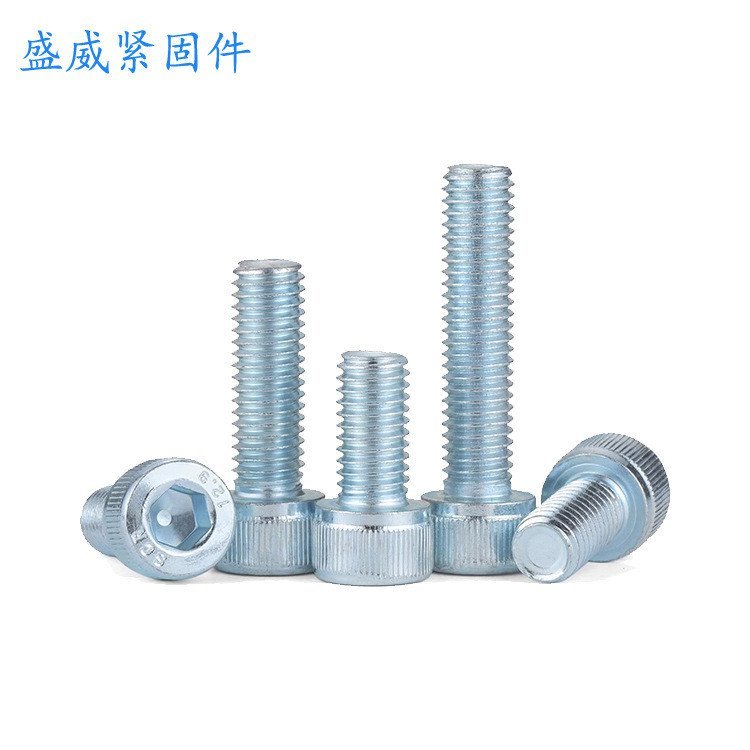 ถ้วยหัว M3-M12 High-Strength เกรด 12.9 Bolt DIN912 สังกะสีสกรูหกเหลี่ยมซ็อกเก็ตซ็อกเก็ตหกเหลี่ยมหัวท