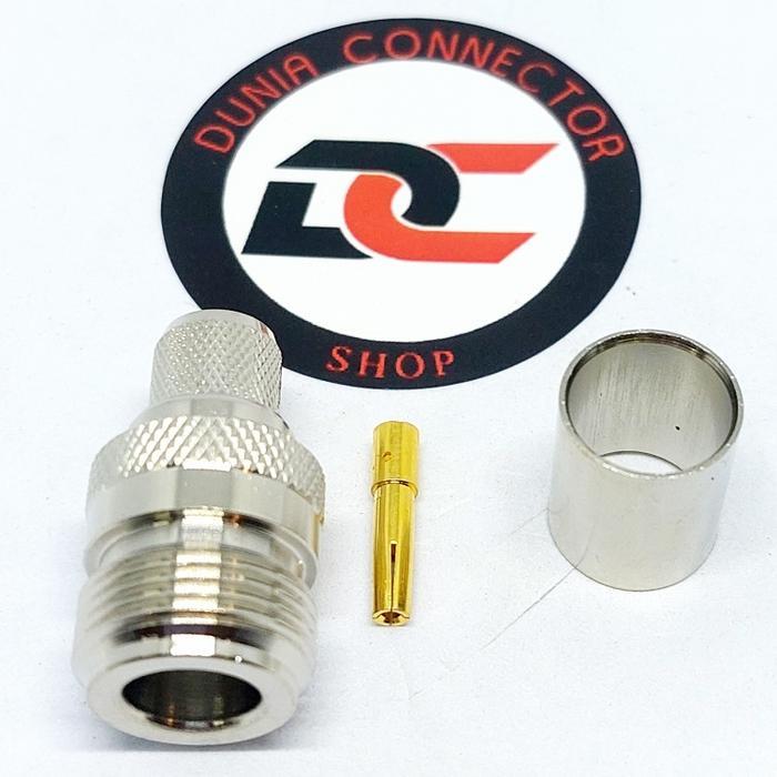 CONNECTOR N หญิงถึง LMR 400 CRIMPING !