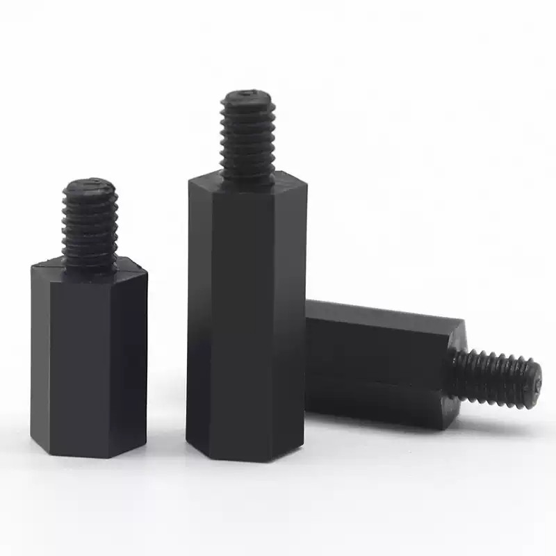 คอไนลอนหกเหลี่ยมหัวเดียว, คอลัมน์แยก, คอลัมน์รองรับ, คอลัมน์สเปเซอร์, สกรูแกนพลาสติก M2/M2.5/M3/M4/M