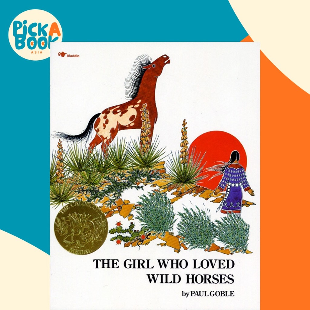 The Girl Who Loved Wild Horses โดย Paul Goble (ฉบับสหรัฐอเมริกาปกอ่อน)
