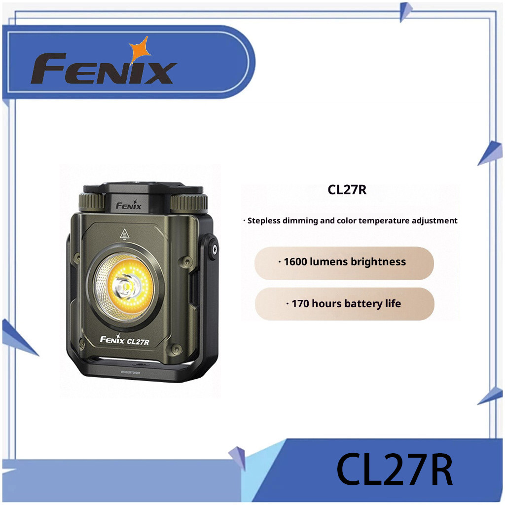 fenix CL27R โคมไฟตั้งแคมป์ดีไซน์พิเศษสำหรับการเดินทางและตกปลา
