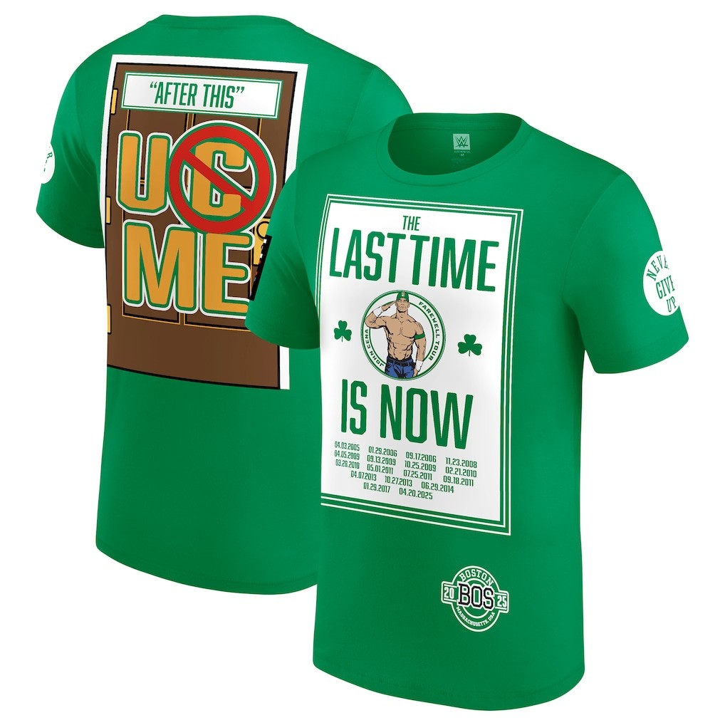 เสื้อยืด WWE John Cena พิมพ์ลายคลาสสิกมวยปล้ำ ทำจากผ้าฝ้าย 100%