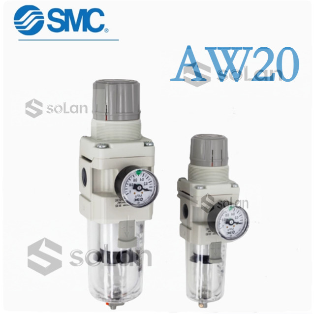 SMC AW20-02-02BCG-02BC-02CG-02CH-02CGH-02BG-02H-02G-02B-02C-A กรองวาล์วลดแรงดัน