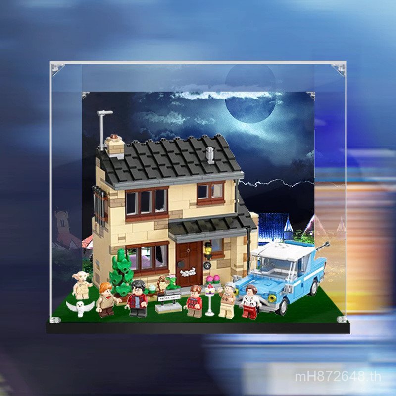 กล่องกันฝุ่น Lego Transparent Hand-Made Female Zhen No. 4กล่องเก็บของที่เหมาะสมกล่องแสดงฝุ่นฝาครอบอะ