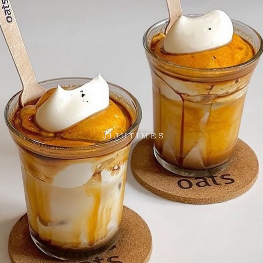 แก้วกาแฟ แก้วกาแฟดํา Ins Style Influencer Australian White Coffee Cup Italian Latte Cup Simple Retro