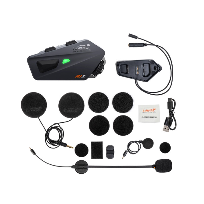 LOBOO RX1 หมวกกันน็อคมอเตอร์ไซค์ หูฟังบลูทูธ