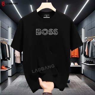 LABBANG - Kaos T Shirt Lengan Pendek BOS Unisex Pria Wanita