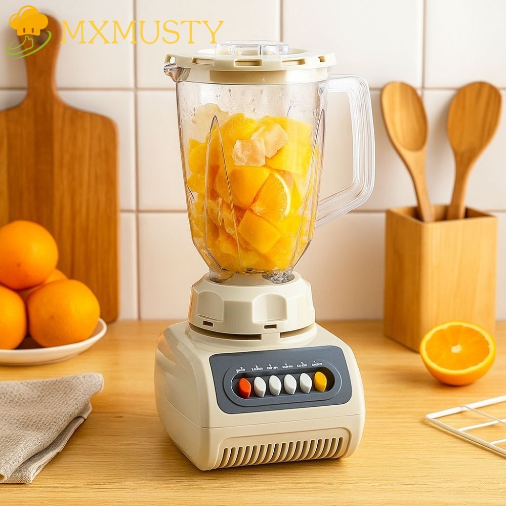 Mxmusty Electric Juicer 1.5 Liter Capacity 2-In-1 Fruit Blender Food Processor | Automatic Operation