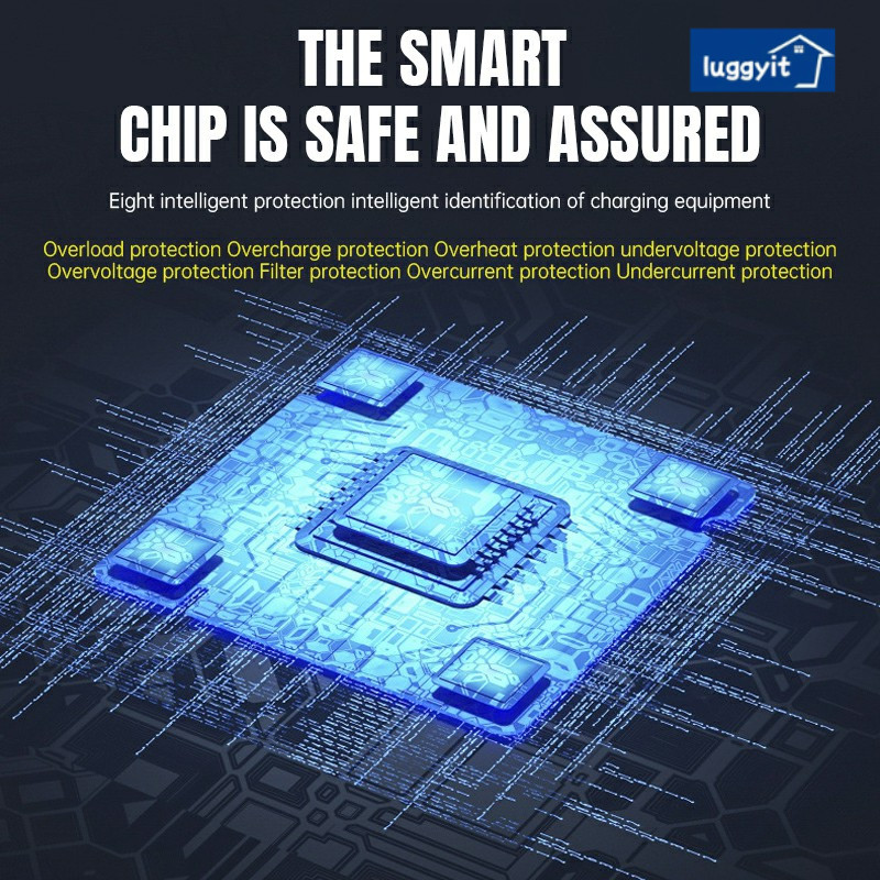 iuggyit ที่ชาร์จในรถยนต์ 3 in 1 ที่จุดบุหรี่ เครื่องชาร์จ USB อเนกประสงค์ ชาร์จเร็ว - รูปที่ 7