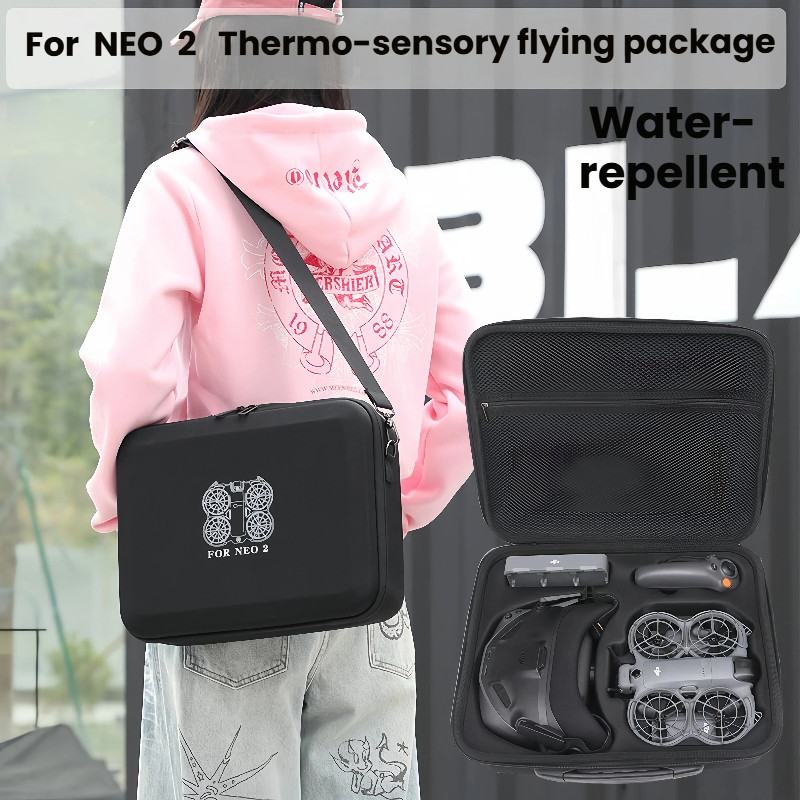เหมาะสําหรับ DJI NEO 2 แพ็คเกจบินที่สะดวกสบาย, กล่องเก็บไหล่ที่สะดวกสบาย NEO 2