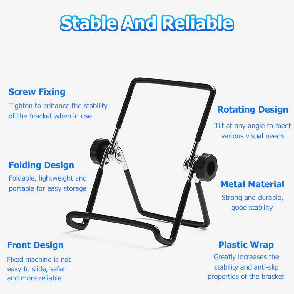 ขาตั้ง ไอแพด Stand holder for iPad Tablt Smart phone ที่วางแท็บเล็ตแบบพกพา หมุมได้ พับได้ กันลื่น thumbnail 8