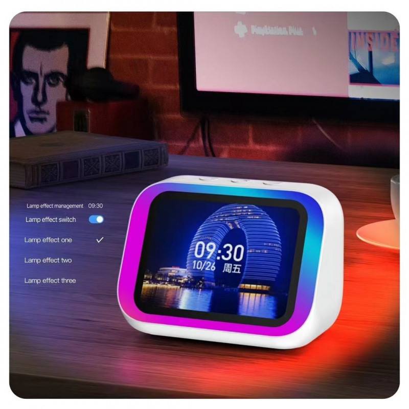 TF26 PRO ลําโพงอัจฉริยะ Call Voice Assistant ลําโพงบลูทูธขายส่งนาฬิกาปลุกอัจฉริยะ