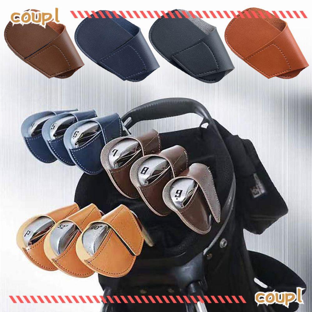 COUPL Golf Iron Head Cover Sport Leather Accessories Protective Headcover