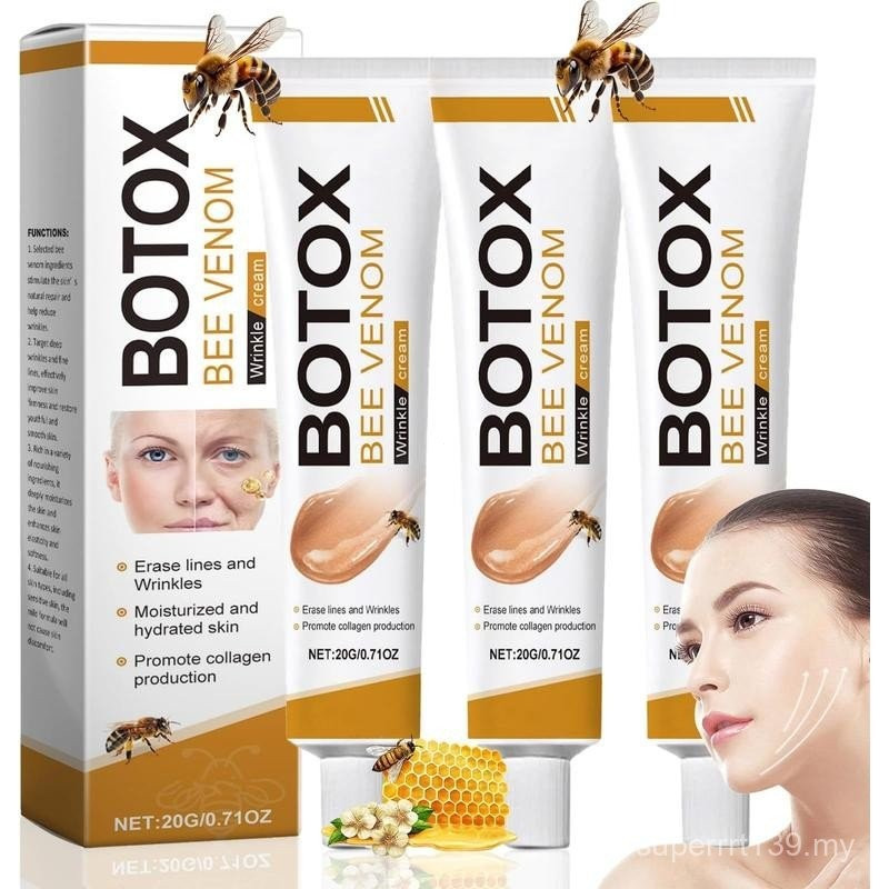 Botox Bee Venom Cream ริ้วรอย กระชับ ชุ่มชื้น ยกกระชับ และฟื้นฟูทุกสภาพผิว ครีมทาหน้า มอยเจอร์ไรเซอร