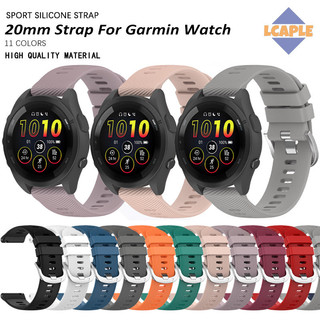 สายยาง 20 มม. สายซิลิโคนเท่านั้นสำหรับ for Garmin Forerunner 165 55 158 570/vivoactive 5/Active /Bounce/VivoMove/Venu