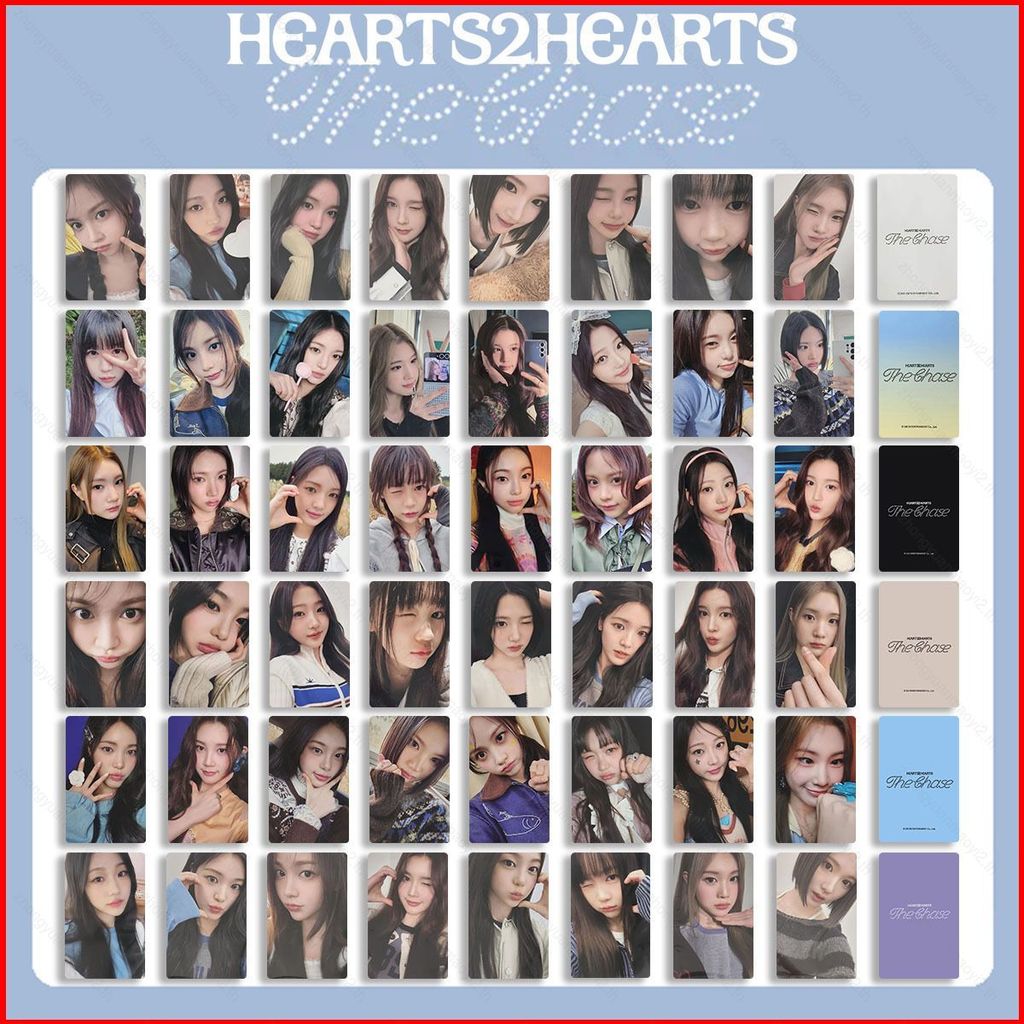 ZY2 8 ชิ้น/เซ็ต H2H HEARTS2HEARTS JIWOO LOMO การ์ด THE CHASE โปสการ์ดคอลเลกชันดาว Periphery YZ2