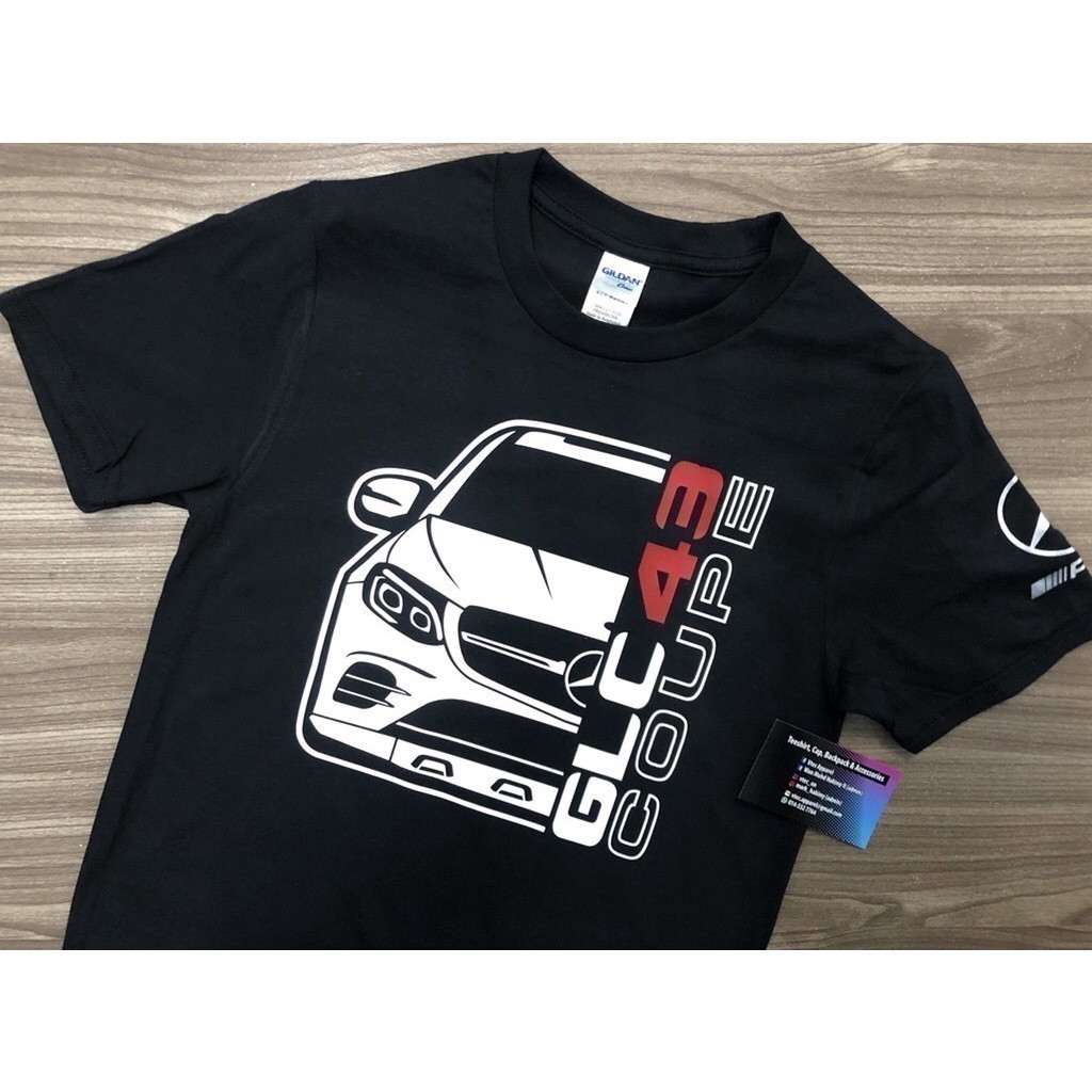 แฟชั่น 2025 Mercedes Benz AMG GLC43 Coupe FRONT (เสื้อยืดสีดํา)