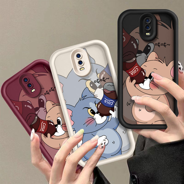 เคส oppo find x8 pro เคส oppo find x8 Cola Tom เหมาะสําหรับ OPPOReno12 เคสโทรศัพท์ Jerry A97 ยางนุ่ม