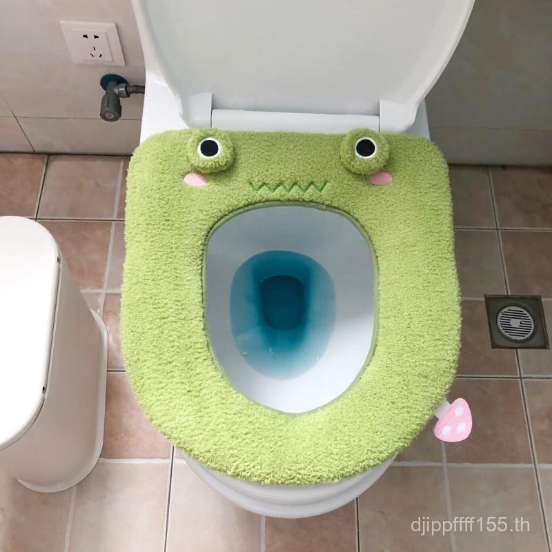ครัวเรือนการ์ตูน Quack เบาะรองนั่งพร้อมที่จับเบาะ Anti-Slip ที่นั่งชักโครกที่นั่งชักโครกเบาะ Gu น่าร