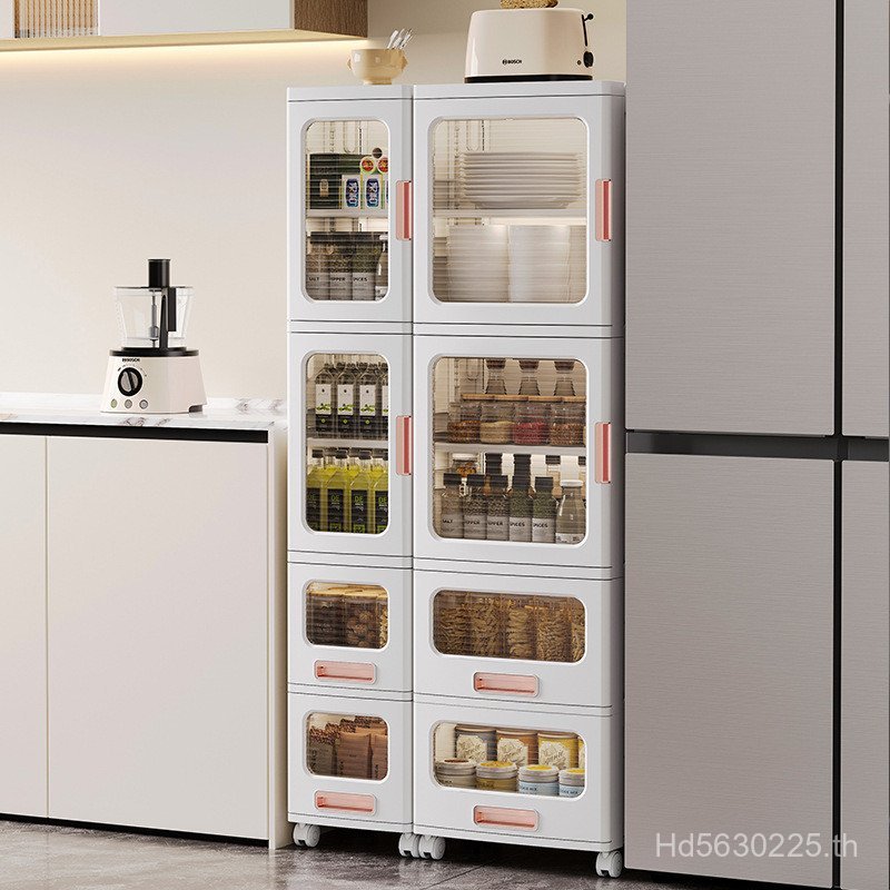 ห้องนั่งเล่น Multi-Layer Locker ประเภทลิ้นชักตู้ขนมขบเคี้ยวหนาข้างเตียง Movable Locker ตู้เก็บของขนม