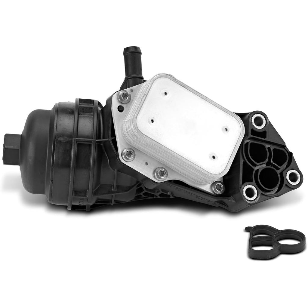 A-Premium น้ํามันเครื่องคูลเลอร์และตัวเรือนกรองน้ํามัน [พร้อมปะเก็น] ใช้ได้กับรถยนต์ Mercedes-Benz -