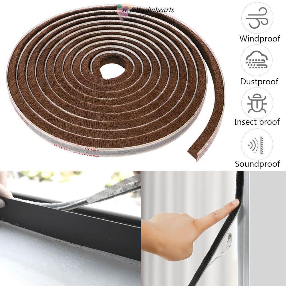SWEETSASHA 5m แถบปิดผนึก Gadgets Windproof Window Door Strip Home Tape Self กาว