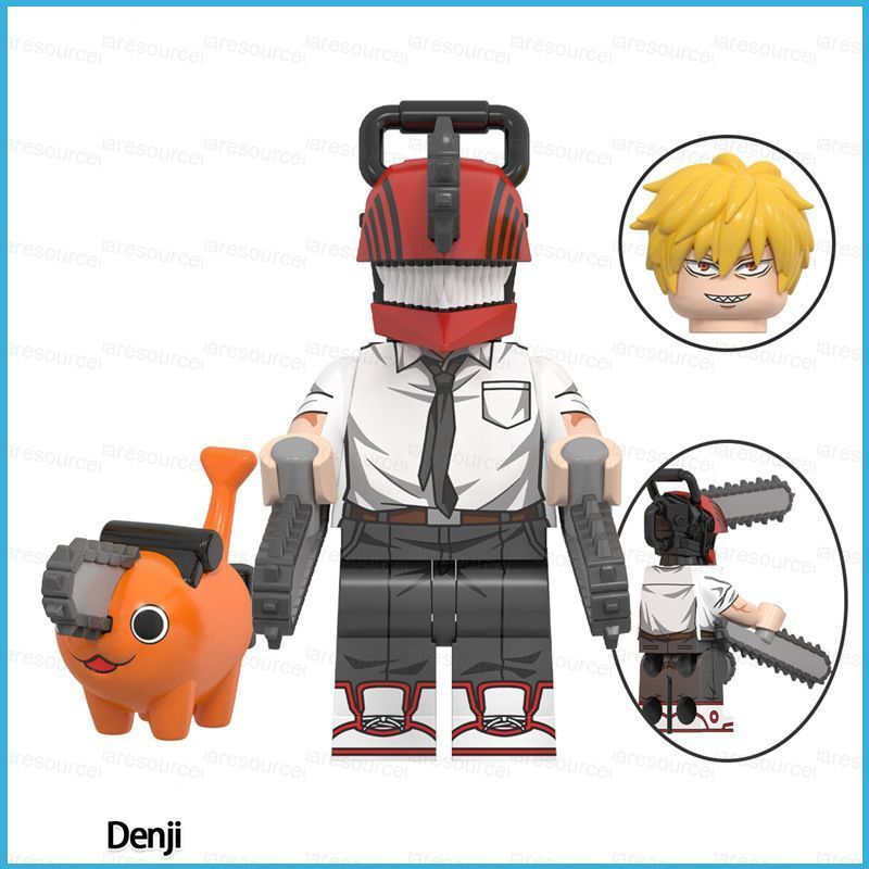 SC Chainsaw Man Minifigure Building Blocks Denji Pochita Action Figure ตุ๊กตาของเล่นสําหรับคอลเลกชัน