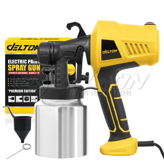DELTON เครื่องพ่นสี กาพ่นสีไฟฟ้า 700 วัตต์ 1,000CC รุ่นงานหนัก PS-700G Electric Paint Spray Gun