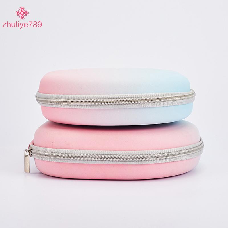 <zhuliye789>กระเป๋าเก็บหูฟังGradientสีชุดหูฟังEVA PUกันกระแทกกันน้ําฝาครอบป้องกันกระเป๋าถือสําหรับTr