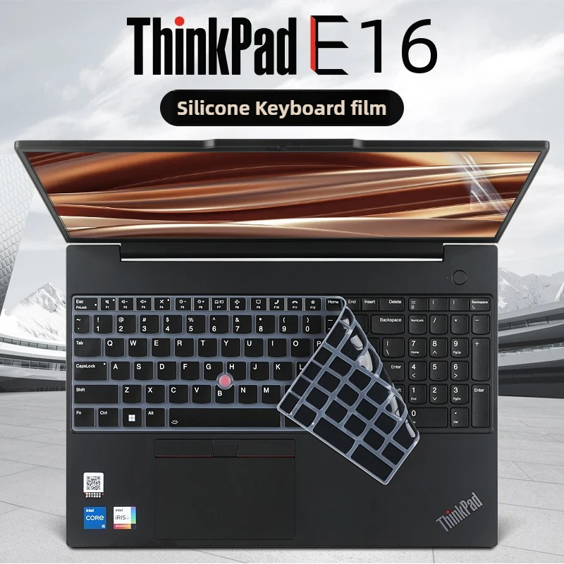 ซิลิโคนแป้นพิมพ์ผิวสําหรับ 2025-2023 Lenovo ThinkPad E16 L16 T16 P16 P16v P16s 16 inc Gen 4 Gen 3 Ge