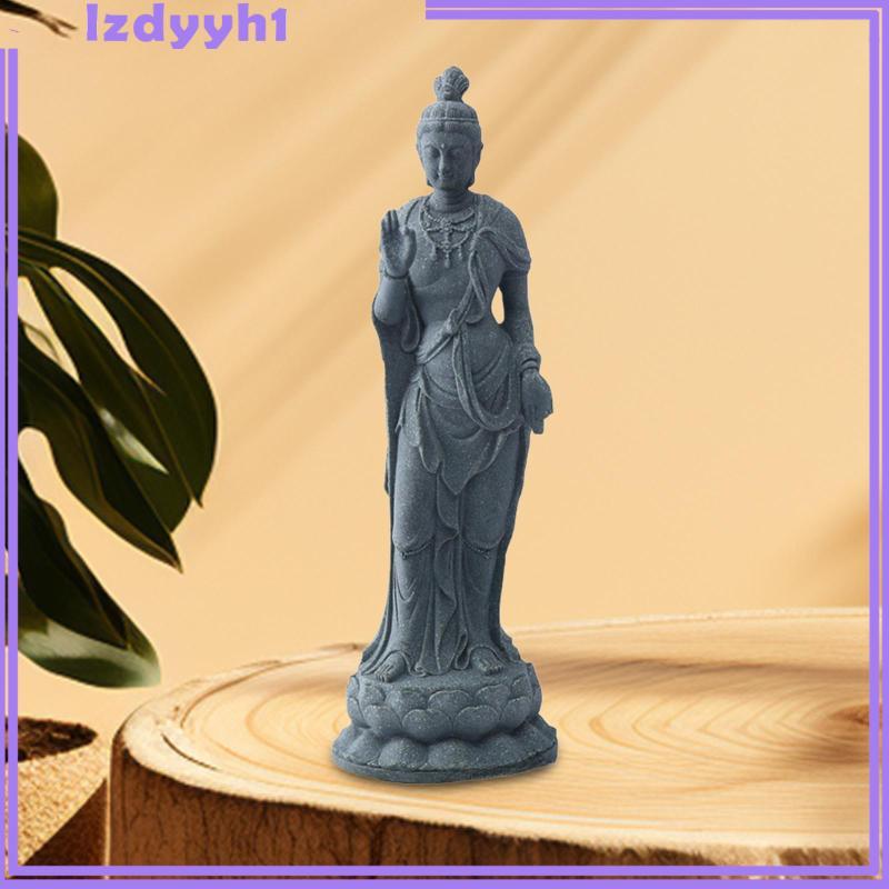 [JoyDIY] รูปปั้นเจ้าแม่กวนอิมตุ๊กตาพระพุทธรูปของขวัญแบบดั้งเดิมประติมากรรมพระพุทธรูปหญิง Kuanyin ตุ๊