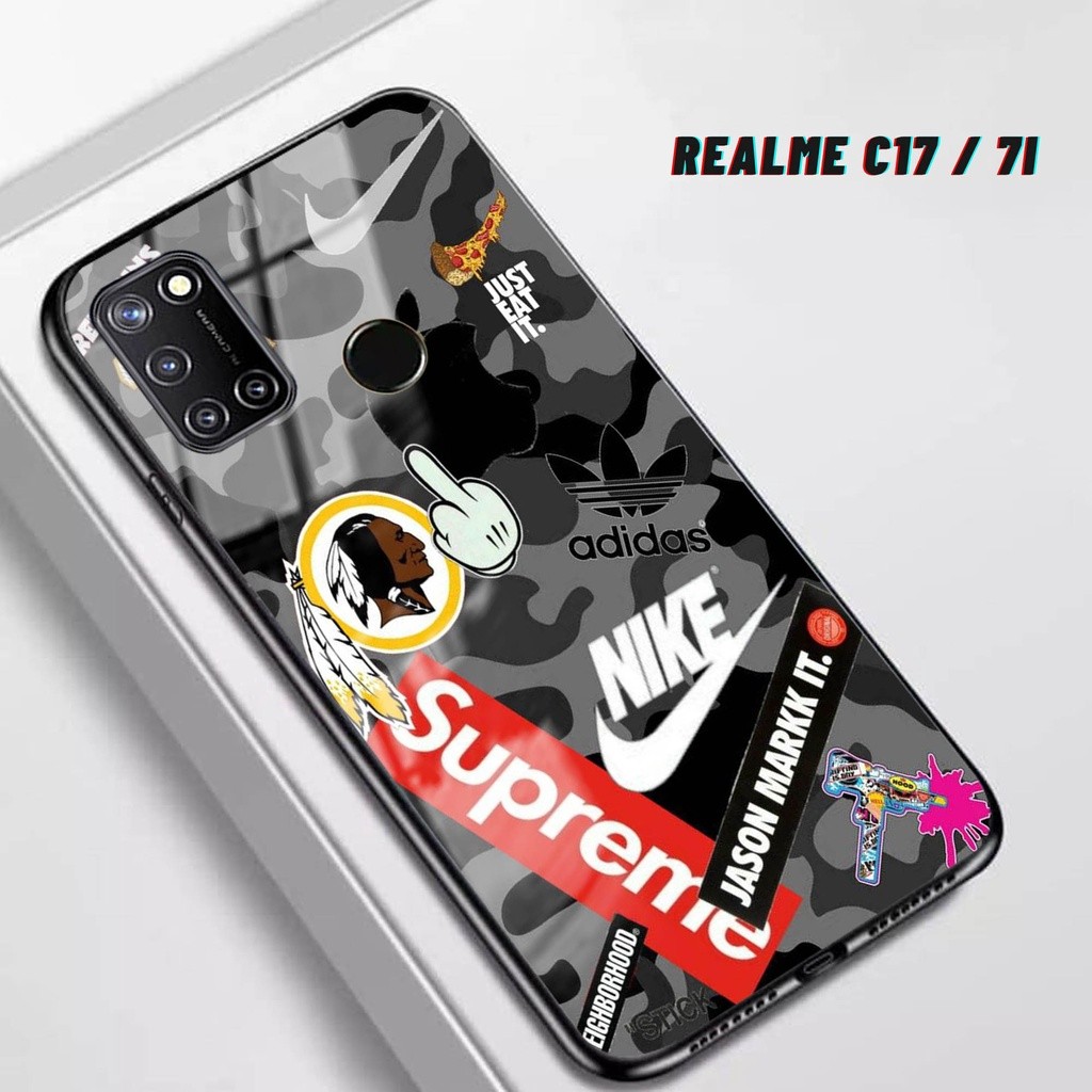 HP Softcase Glass Realme 7i/C17 - เคสโทรศัพท์ป้องกันสําหรับ Realme 7i/C17 - [ A13].