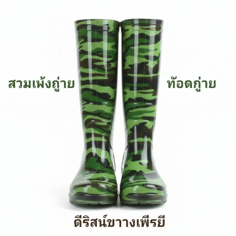 รองเท้าบูทกันฝนโลว์คัท รองเท้าทำสวน thumbnail 6