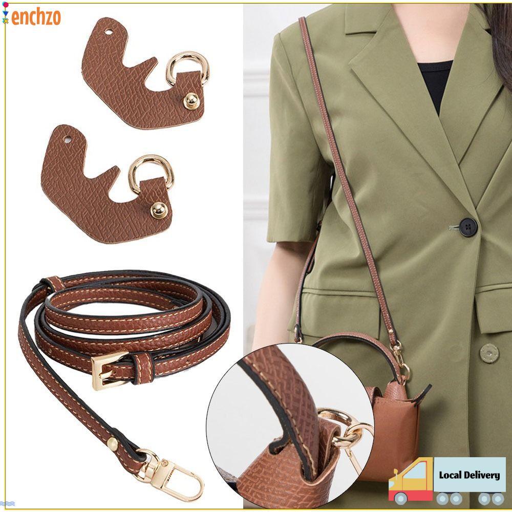 สายคล้องนาฬิกาหนังแท้ ENCHZO แบบไม่มีรูสำหรับ Longchamp