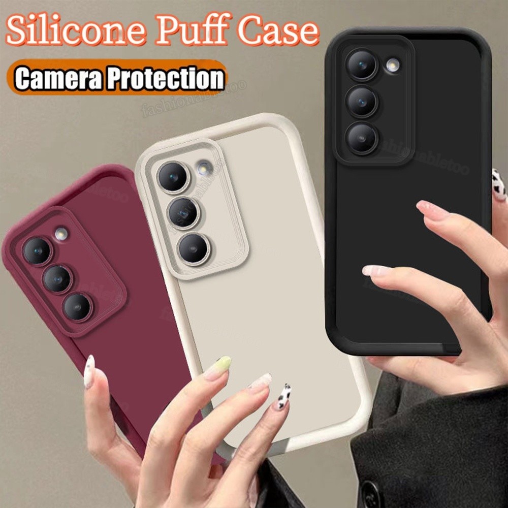 สําหรับRealmeC100 5Gซิลิโคนเหลวเคสโทรศัพท์สําหรับRealme C100 iX C100i C 100 C 83 RealmeC100i RealmeC100X RealmeC83 2026 ปลอกกล้องเลนส์ป้องกันกันกระแทกปกหลัง
