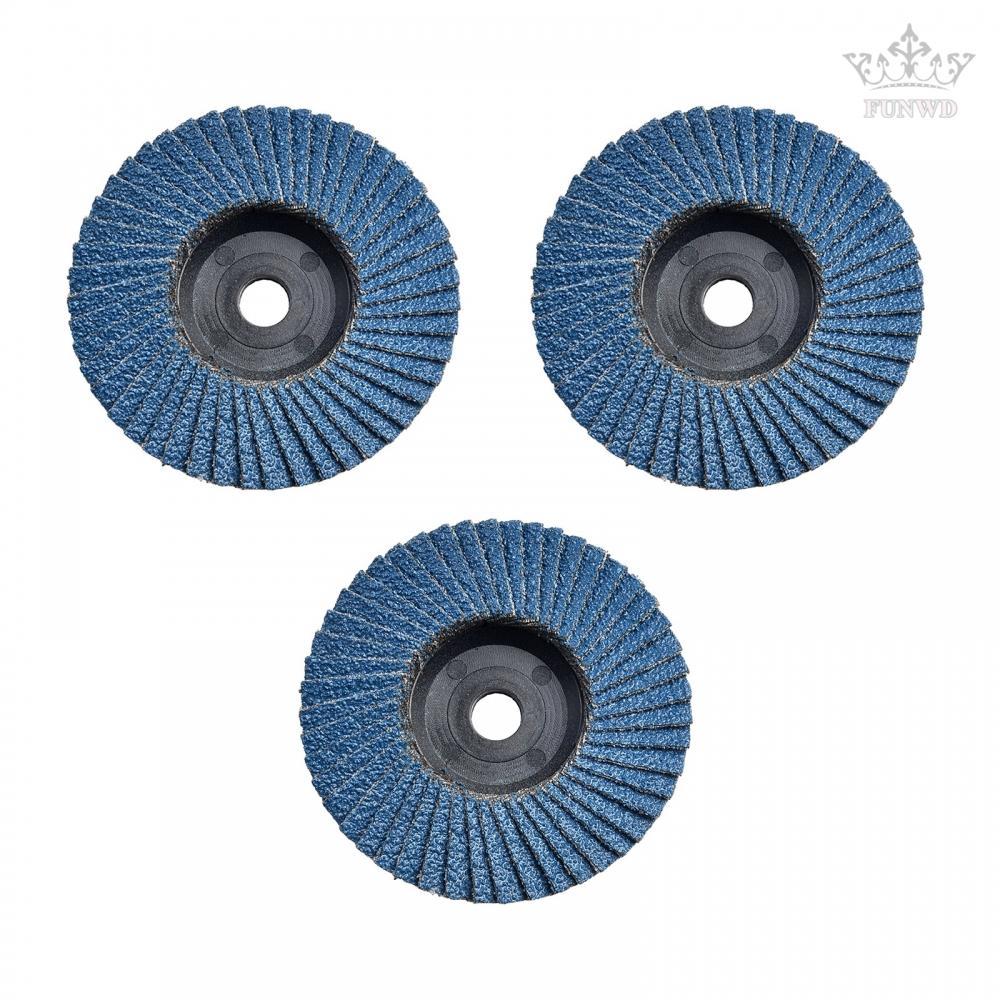 Efficient 3 inch Flap Discs for Metal Grinding Wood Cutting For Angle Grinder