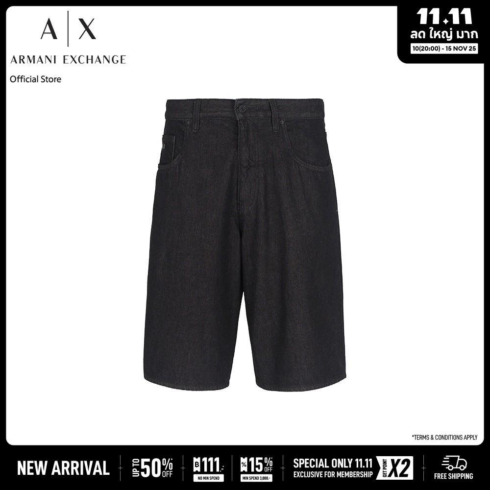 Armani Exchange กางเกงขาสั้นผู้ชาย รุ่น XM000658-AF13366-M8013 - สีเทา