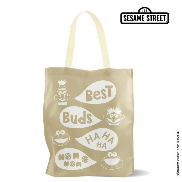 Se-ed (ซีเอ็ด) : SST7-กระเป๋าสปันบอนด์ : SESAME STREET-7A Spunbond Bag (SST7A-SPB-35.5-KK) W35.5xH40xB10 cm.