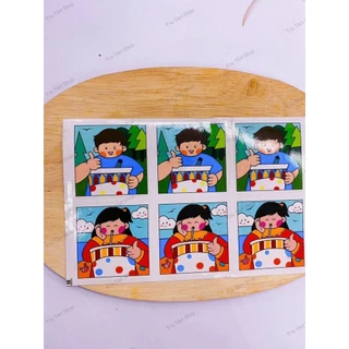 สติ๊กเกอร์ลายการ์ตูน สติ๊กเกอร์ไซส์ 5x5 cm. สติ้กเกอร์ติดแก้วเครื่องเดื่ม สติกเกอร์ติดกล่องขนม (สติกเกอร์กระดาษเคลือบ)