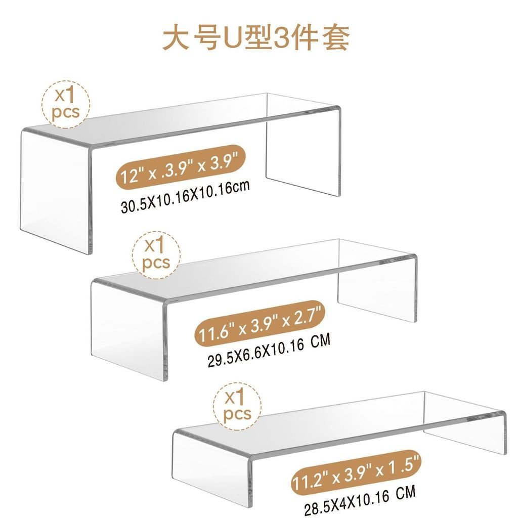 ชั้นวางของ Multi-Layer Hand-Made Display Rack อะคริลิคพร้อมสต็อกความสูง Rack Pastry Display Rack หัว